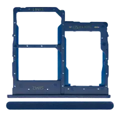Dual Sim Card Tray Compatible For Samsung Galaxy A01 Core (A013 / 2020) (Blue)