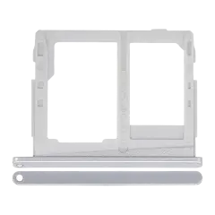 Sim Card Tray Compatible For Samsung Galaxy Tab A 8.0" (2017) (T385 / T387) (Cellular Version) (Silver)