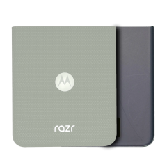 Base Back Cover Glass Compatible For Motorola Razr / Razr 60 (XT2553 / 2025) (Genuine OEM)(Lightest Sky)
