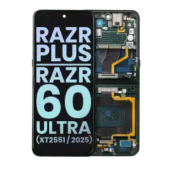 Mian OLED Assembly Compatible For Motorola Razr Plus / Razr 60 Ultra (XT2551 / 2025) (Genuine OEM) (Scarab) 
