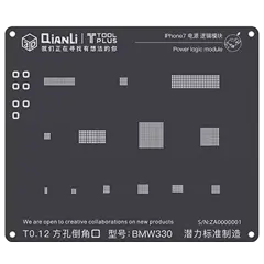 3D Power Logic iBlack Stencil Compatible For iPhone 7 (BMW330) (Qianli)