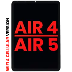 LCD Assembly With Digitizer Compatible For iPad Air 4 (2020) / iPad Air 5 (2022) (WiFi and Cellular) (Aftermarket Plus) (All Colors)