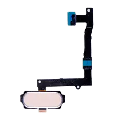 Home Button With Flex Cable Compatible For Samsung Galaxy S6 Edge Plus (Gold Platinum)