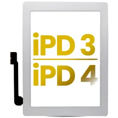 Digitizer Compatible For iPad 3 / 4 (White)