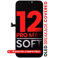 OLED Assembly Compatible For iPhone 12 Pro Max (Aftermarket Pro: XO7 Soft)