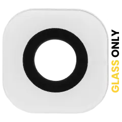 Back Camera Lens (Glass Only) With Adhesive Compatible For Samsung Galaxy S6 / S6 Edge (White) (10 Pack)