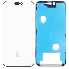 3 in 1  (Glass With OCA Pre-Installed + Frame) Compatible For iPhone 16 Pro Max (OCA Master)