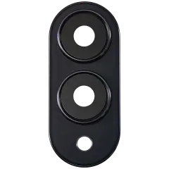 Back Camera Lens With Cover Bezel Ring Compatible For Samsung Galaxy S25 Edge (S937) (Titanium Jetblack)