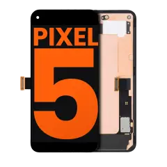OLED Assembly With Frame Compatible For Google Pixel 5 (Blemish: Grade A) (Just Black)