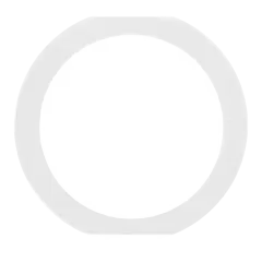 Home Button Gasket Compatible For iPad Pro 10.5" (White) (10 Pack)