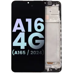 OLED Assembly With Frame Compatible For Samsung Galaxy A16 4G (A165 / 2024) (Service Pack) (All Colors)