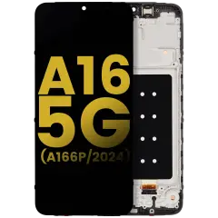 OLED Assembly With Frame Compatible For Samsung Galaxy A16 5G (A166P / 2024) (Refurbished) (All Colors)