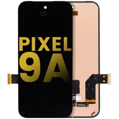 OLED Assembly Without Frame (With Finger Print Sensor) Compatible For Google Pixel 9A (Refurbished) (All Colors)