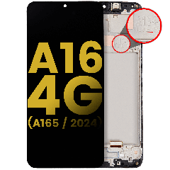 OLED Assembly With Frame For Samsung Galaxy A16 4G (A165 / 2024) (Refurbished) (All Colors)
