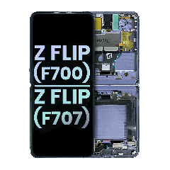 Inner OLED Assembly With Frame For Samsung Galaxy Z Flip 4G (F700) (Service Pack) (Mirror Purple)