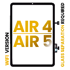 Digitizer For iPad Air 4 / Air 5 (Glass Separation Required) (Premium) (All Colors) (WiFi Only)