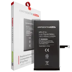Replacement Battery For iPhone 15 Plus (AmpSentrix Plus)