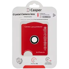 Casper Camera Lens Protector For iPhone Air (Silver) (Clear)