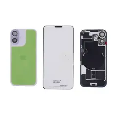 Back Glass w/ MagSafe Magnet & NFC & Flashlight Flex For iPhone 17 (Genuine OEM) (Lavender)