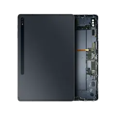 Back Cover Glass For Samsung Galaxy Tab S7 Plus 12.4" (T976) (2020) (Service Pack) (Mystic Black)