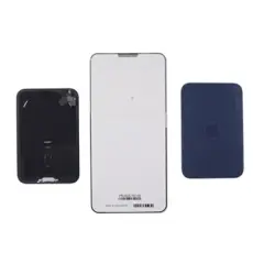 Back Glass w/ MagSafe Magnet & NFC & Flashlight Flex For iPhone 17 Pro (Genuine OEM) (Deep Blue)