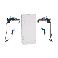 USB-C Charging Port Flex Cable (eSIM) For iPhone 17 Pro Max (Canadian Version) (Genuine OEM) (Silver)