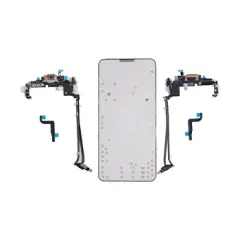 USB-C Charging Port Flex Cable (eSIM) For iPhone 17 Pro Max (Canadian Version)(Genuine OEM) (Cosmic Orange)