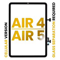 Digitizer For iPad Air 4 / Air 5 (Glass Separation Required) (Premium) (All Colors) (Cellular)