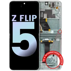 Inner OLED Assembly With Frame For Samsung Galaxy Z Flip 5 5G (US & International) (Service Pack) (Mint)