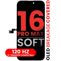 OLED Assembly For iPhone 16 Pro Max (Aftermarket Plus: Soft) (120HZ)
