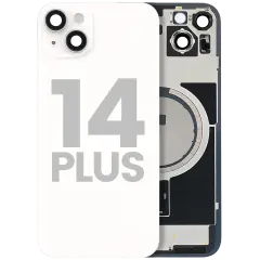 Back Glass w/ MagSafe Magnet For iPhone 14 Plus (Quality - OEM Pull B) (Starlight)