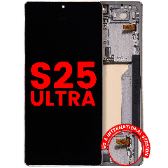 OLED Assembly With Frame For Samsung Galaxy S25 Ultra 5G (Aftermarket Plus) (US & International) (Titanium Pink Gold / Jade Green / Grey)