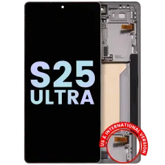 OLED Assembly With Frame For Samsung Galaxy S25 Ultra 5G (Service Pack) (US & International) (Titanium Pink Gold / Jade Green / Grey)