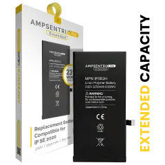 Replacement Battery For iPhone SE (2020) (AmpSentrix Pro Extended)