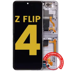 Inner OLED Assembly With Frame For Samsung Galaxy Z Flip 4 5G (US & International Version) (Refurbished) (Bora Purple)