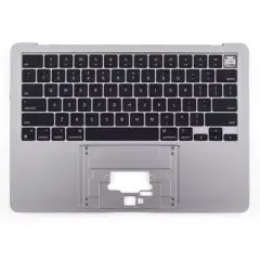 Top Case with Keyboard For MacBook Air 13" A2681 (2022)  (ISO Ukrainian) (Genuine OEM) (Space Gray)