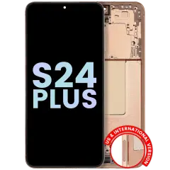 OLED Assembly With Frame For Samsung Galaxy S24 Plus 5G (US & International Version) (Service Pack) (Sandstone Orange)