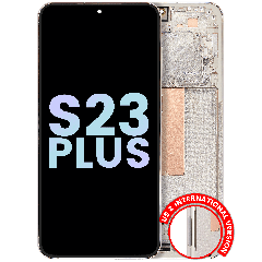 OLED Assembly With Frame For Samsung Galaxy S23 Plus 5G (US & International) (Service Pack) (Cream)