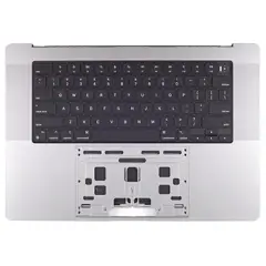 Top Case with Battery and Keyboard For MacBook Pro 16" A2485 (2021) (ISO Swiss French) (Genuine OEM) (Space Gray)