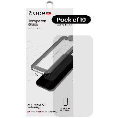 Casper Snap Tempered Glass Compatible For iPhone 12 / 12 Pro (10 Pack) (AR Clear)