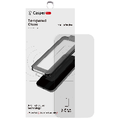 Casper Snap Tempered Glass Compatible For iPhone 12 Pro Max (Retail Pack) (AR Clear)