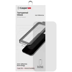 Casper Snap Tempered Glass Compatible For iPhone 16 Pro Max (AR Clear)