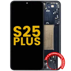 OLED Assembly With Frame For Samsung Galaxy S25 Plus 5G  (US & International Version) (Refurbished) (Blue Black)