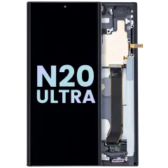 OLED Assembly With Frame For Samsung Galaxy Note 20 Ultra 5G (Service Pack) (Mystic Black)