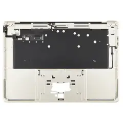 Top Case with Keyboard (ISO Western Spanish) For MacBook Air 15" A3114 (2024) (Genuine OEM) (Silver)