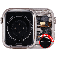 Housing Assembly Compatible For Watch Series 8 (45MM) (Used OEM Pull: Grade A) (Cellular Version) (Aluminum / Starlight)