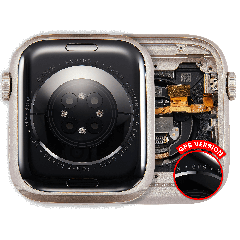 Housing Assembly Compatible For Watch Series 8 (45MM) (Aluminum/Starlight) (GPS Version)