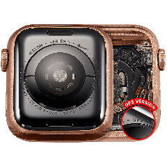 Housing Assembly Compatible For Watch Series 5 (40MM) (Used OEM Pull: Grade A) (Aluminum/Gold) (GPS Version)