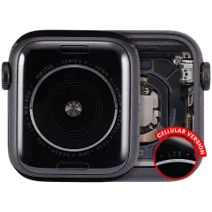 Housing Assembly Compatible For Watch Series 4 (40MM) (Used OEM Pull: Grade A) (Cellular Version) (Aluminum / Space Black)