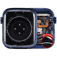 Housing Assembly Compatible For Watch Series 6 (44MM) (Used OEM Pull: Grade A) (Aluminum/Blue) (GPS Version)